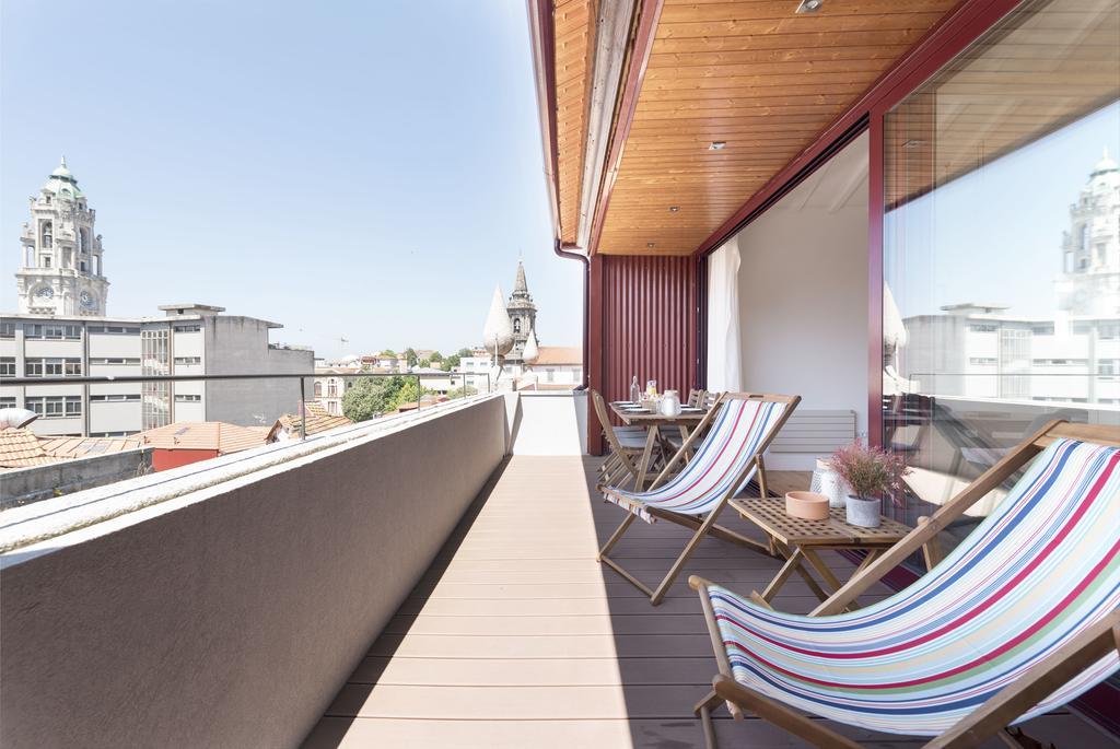 Lovelystay - Top Floor Balcony Apartment Porto Eksteriør bilde