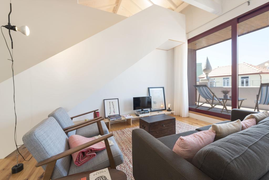 Lovelystay - Top Floor Balcony Apartment Porto Eksteriør bilde